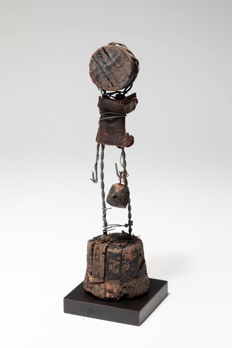 Ronald Gonzalez, Small Figure 2, Bricolage/Sculpture, 2025 | Working Artist Org. Ronald Gonzalez, Small Figure 2, Bricolage/Sculpture, 2025